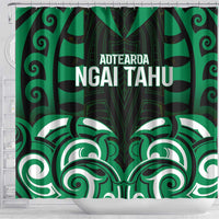 Aotearoa Ngai Tahu Shower Curtain Maori Pattern New Zealand DT05 - Polynesian Pride