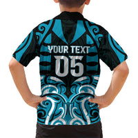 Custom Aotearoa Ngati Porou Kid Hawaiian Shirt Maori Pattern New Zealand DT05 - Polynesian Pride