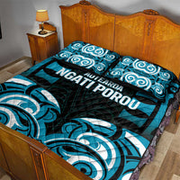 Aotearoa Ngati Porou Quilt Bed Set Maori Pattern New Zealand DT05 - Polynesian Pride