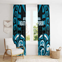 Aotearoa Ngati Porou Window Curtain Maori Pattern New Zealand DT05 - Polynesian Pride