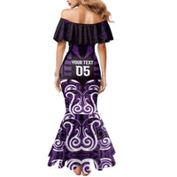 Custom Aotearoa Rangitane Mermaid Dress Maori Pattern New Zealand DT05 - Polynesian Pride