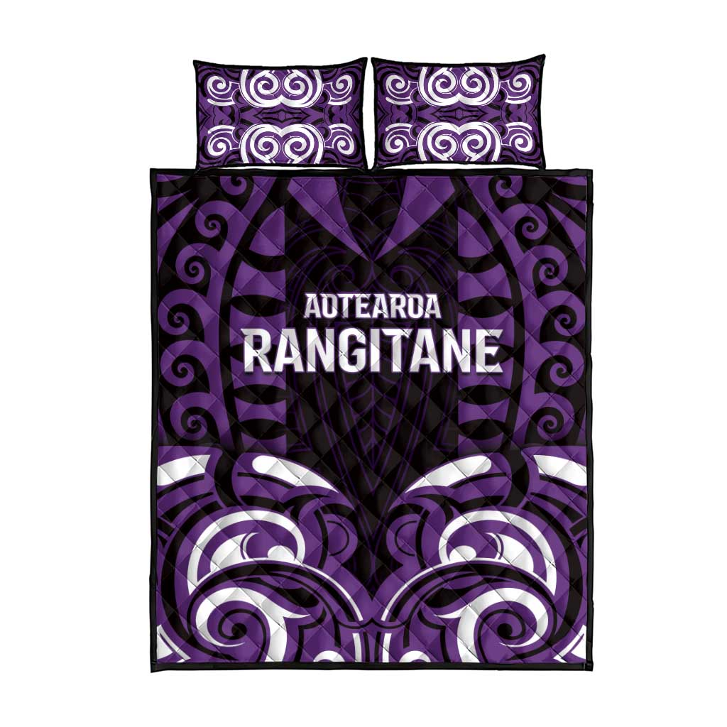 Aotearoa Rangitane Quilt Bed Set Maori Pattern New Zealand DT05 - Polynesian Pride