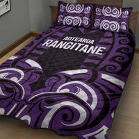 Aotearoa Rangitane Quilt Bed Set Maori Pattern New Zealand DT05 - Polynesian Pride