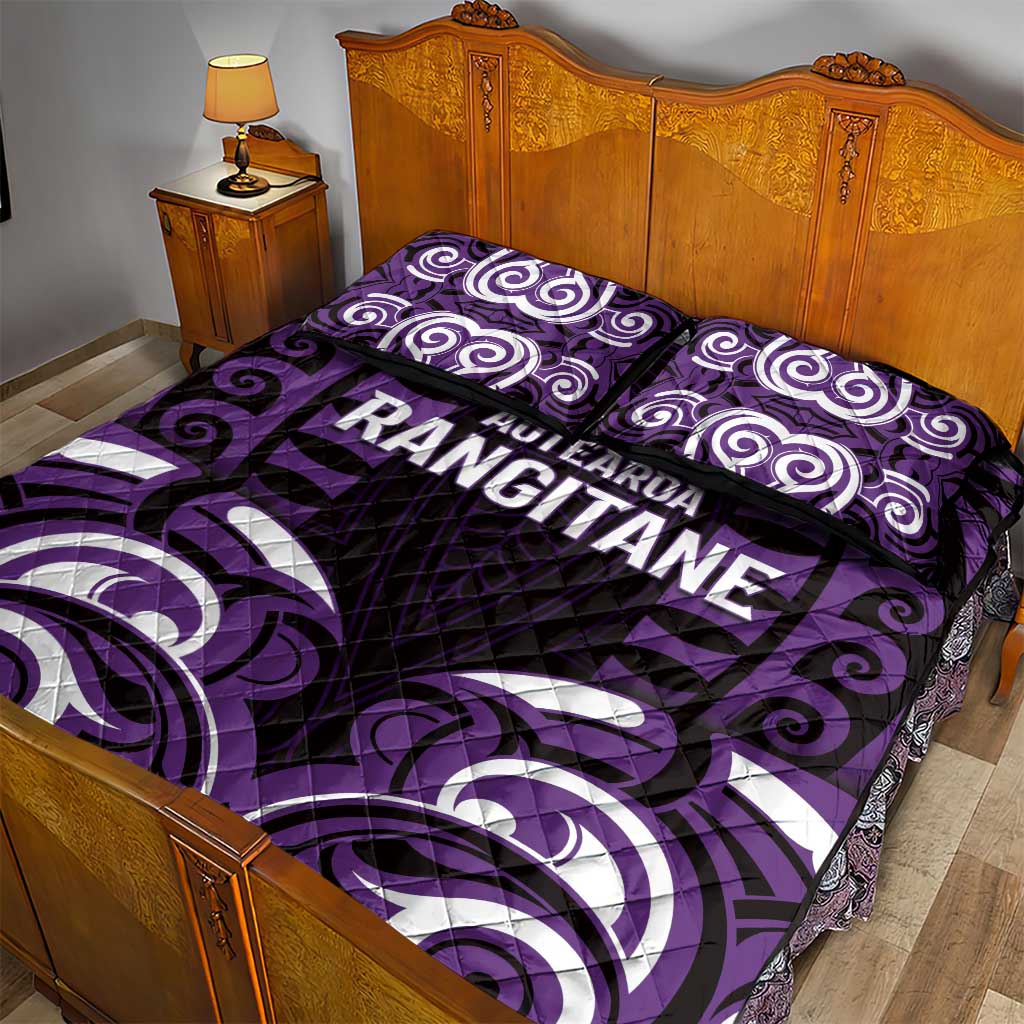 Aotearoa Rangitane Quilt Bed Set Maori Pattern New Zealand DT05 - Polynesian Pride