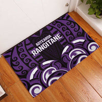Aotearoa Rangitane Rubber Doormat Maori Pattern New Zealand DT05 - Polynesian Pride