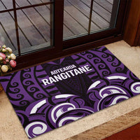 Aotearoa Rangitane Rubber Doormat Maori Pattern New Zealand DT05 - Polynesian Pride