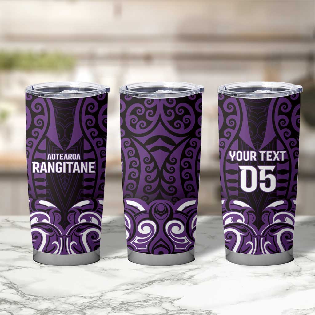 Custom Aotearoa Rangitane Tumbler Cup Maori Pattern New Zealand DT05 - Polynesian Pride