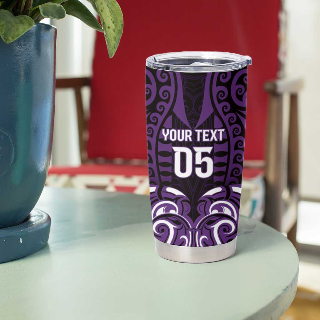 Custom Aotearoa Rangitane Tumbler Cup Maori Pattern New Zealand DT05 - Polynesian Pride