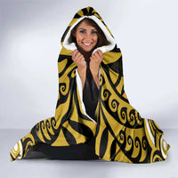 Aotearoa Taranaki Hooded Blanket Maori Pattern New Zealand DT05 - Polynesian Pride