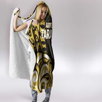 Aotearoa Taranaki Hooded Blanket Maori Pattern New Zealand DT05 - Polynesian Pride