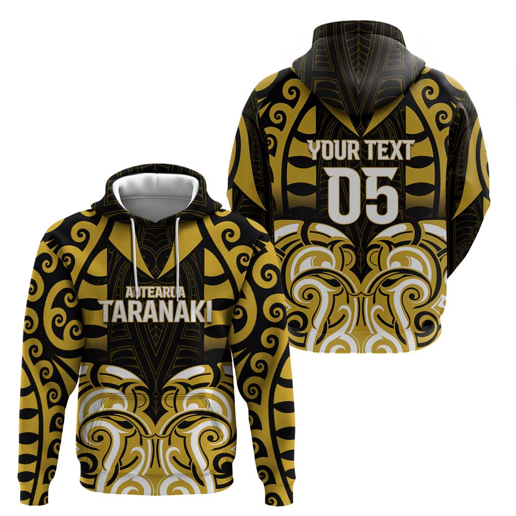 Custom Aotearoa Taranaki Hoodie Maori Pattern New Zealand DT05 - Polynesian Pride