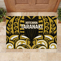 Aotearoa Taranaki Rubber Doormat Maori Pattern New Zealand DT05 Yellow - Polynesian Pride