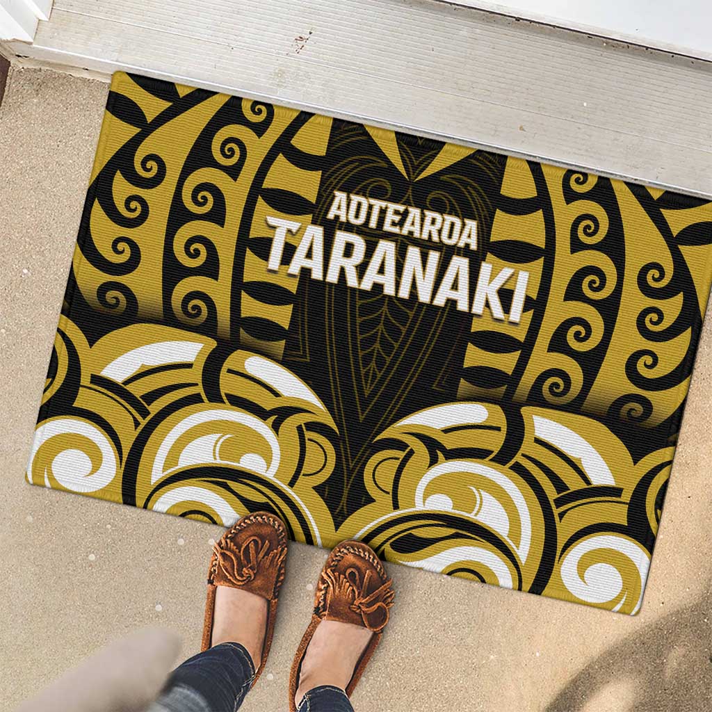 Aotearoa Taranaki Rubber Doormat Maori Pattern New Zealand DT05 - Polynesian Pride