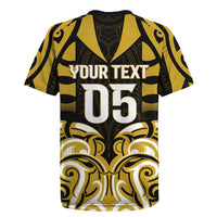 Custom Aotearoa Taranaki Rugby Jersey Maori Pattern New Zealand DT05 - Polynesian Pride