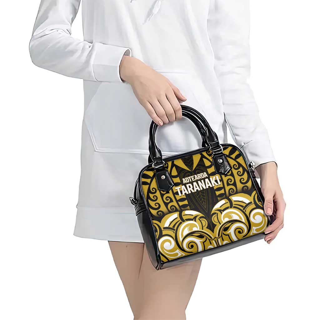 Aotearoa Taranaki Shoulder Handbag Maori Pattern New Zealand DT05 - Polynesian Pride