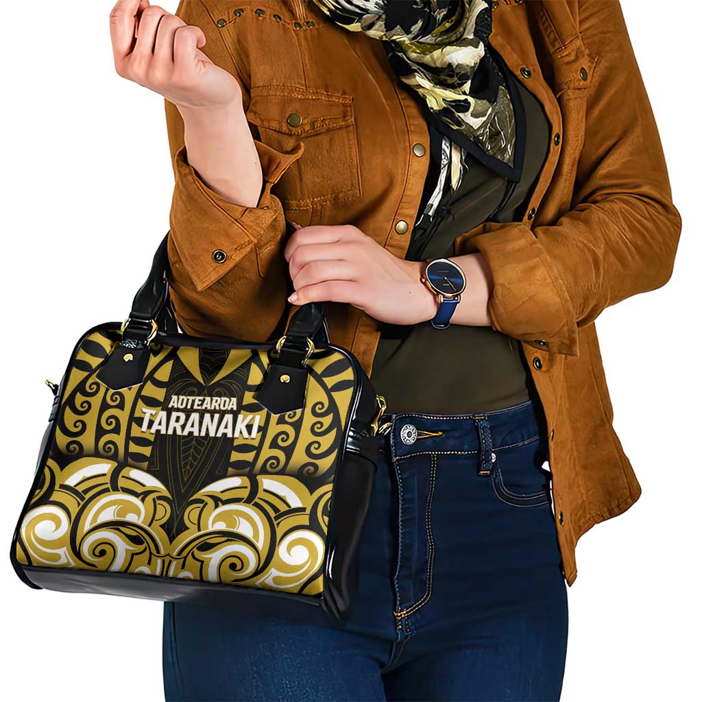 Aotearoa Taranaki Shoulder Handbag Maori Pattern New Zealand DT05 - Polynesian Pride