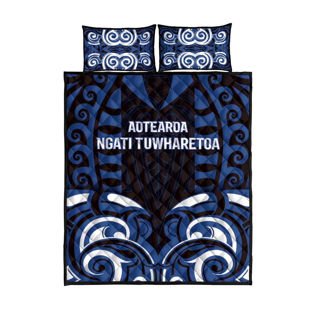 Aotearoa Ngati Tuwharetoa Quilt Bed Set Maori Pattern New Zealand DT05 - Polynesian Pride