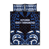 Aotearoa Ngati Tuwharetoa Quilt Bed Set Maori Pattern New Zealand DT05 - Polynesian Pride