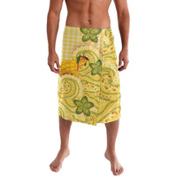 Hawaii Palaka Lavalava Cute Ripe Mango Turtle On The Waves DT05 Yellow - Polynesian Pride