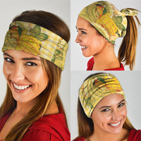 Hawaii Palaka Neck Gaiter Cute Ripe Mango Turtle On The Waves DT05 - Polynesian Pride