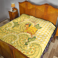 Hawaii Palaka Quilt Cute Ripe Mango Turtle On The Waves DT05 - Polynesian Pride