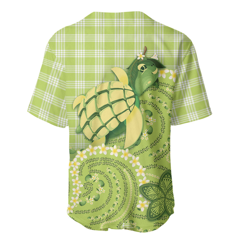 Hawaii Palaka Baseball Jersey Cute Green Mango Turtle On The Waves DT05 - Polynesian Pride