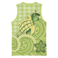 Hawaii Palaka Basketball Jersey Cute Green Mango Turtle On The Waves DT05 - Polynesian Pride