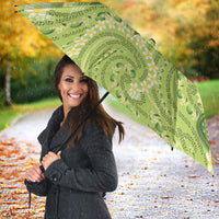Hawaii Palaka Umbrella Cute Green Mango Turtle On The Waves DT05 - Polynesian Pride