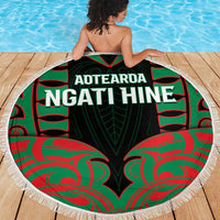 Aotearoa Ngati Hine Beach Blanket Maori Pattern New Zealand DT05 - Polynesian Pride