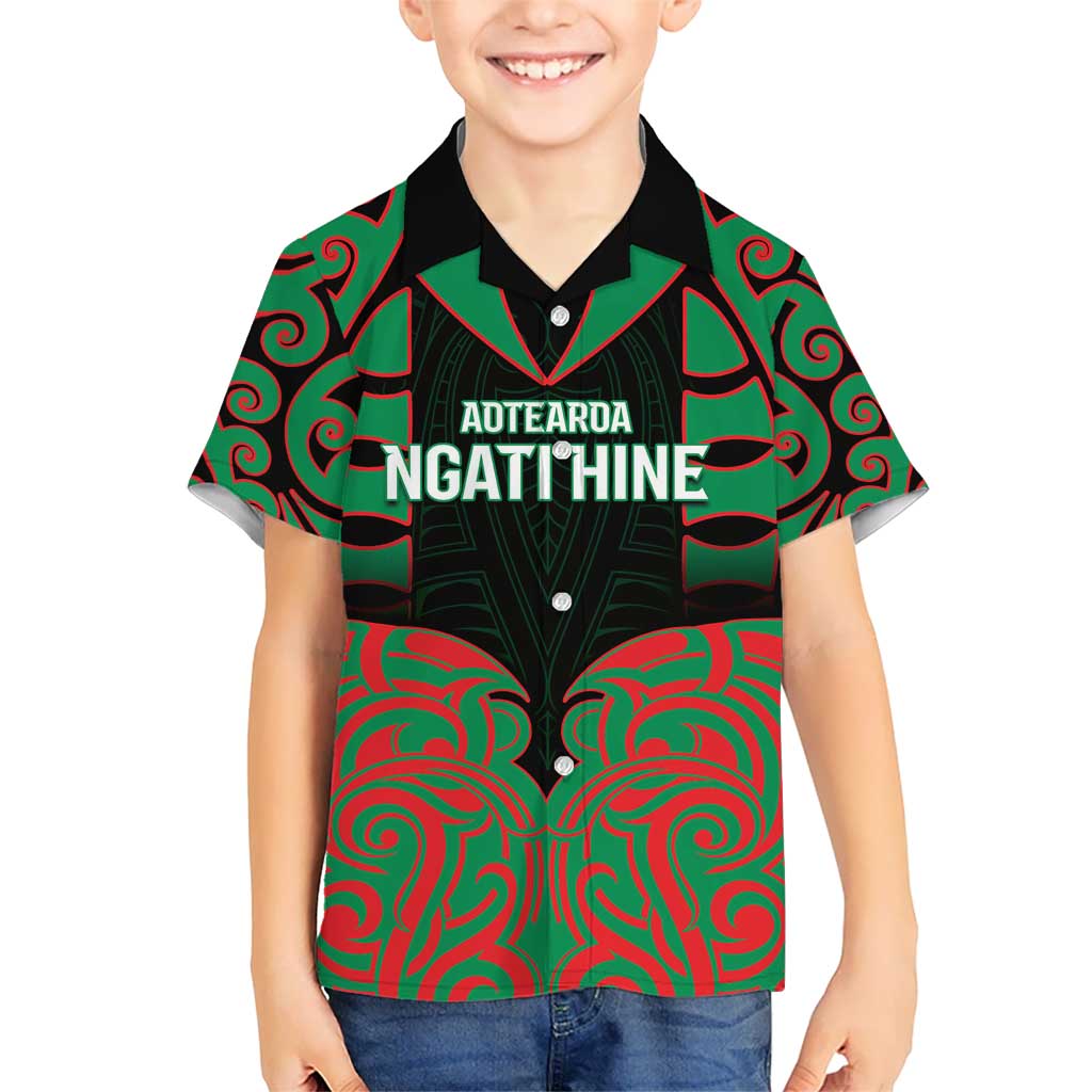 Custom Aotearoa Ngati Hine Hawaiian Shirt Maori Pattern New Zealand DT05 - Polynesian Pride