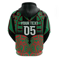 Custom Aotearoa Ngati Hine Hoodie Maori Pattern New Zealand DT05 - Polynesian Pride
