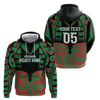 Custom Aotearoa Ngati Hine Hoodie Maori Pattern New Zealand DT05 - Polynesian Pride