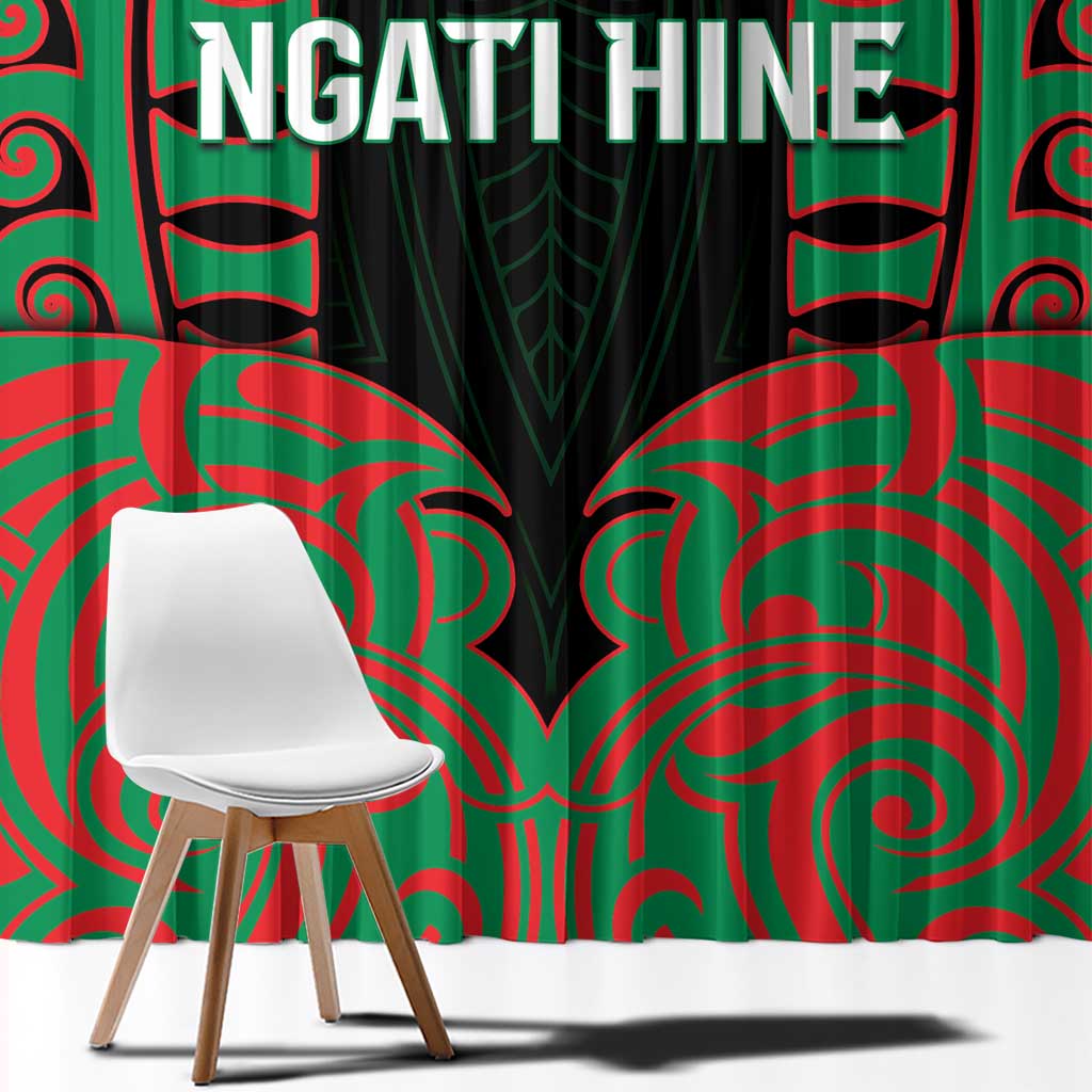 Aotearoa Ngati Hine Window Curtain Maori Pattern New Zealand DT05 - Polynesian Pride