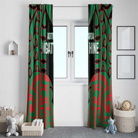 Aotearoa Ngati Hine Window Curtain Maori Pattern New Zealand DT05 - Polynesian Pride