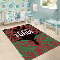 Aotearoa Tuhoe Area Rug Maori Pattern New Zealand DT05 - Polynesian Pride