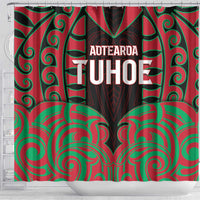 Aotearoa Tuhoe Shower Curtain Maori Pattern New Zealand DT05 - Polynesian Pride