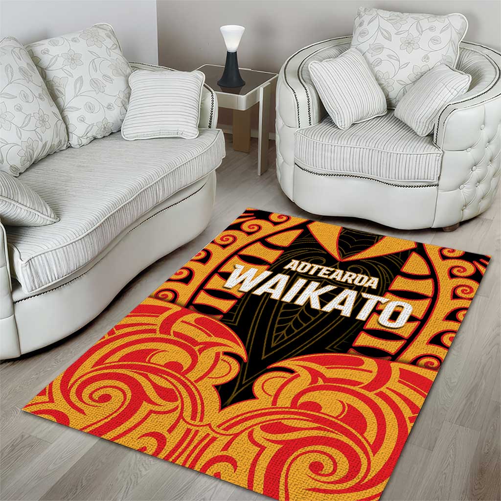 Aotearoa Waikato Area Rug Maori Pattern New Zealand DT05 - Polynesian Pride