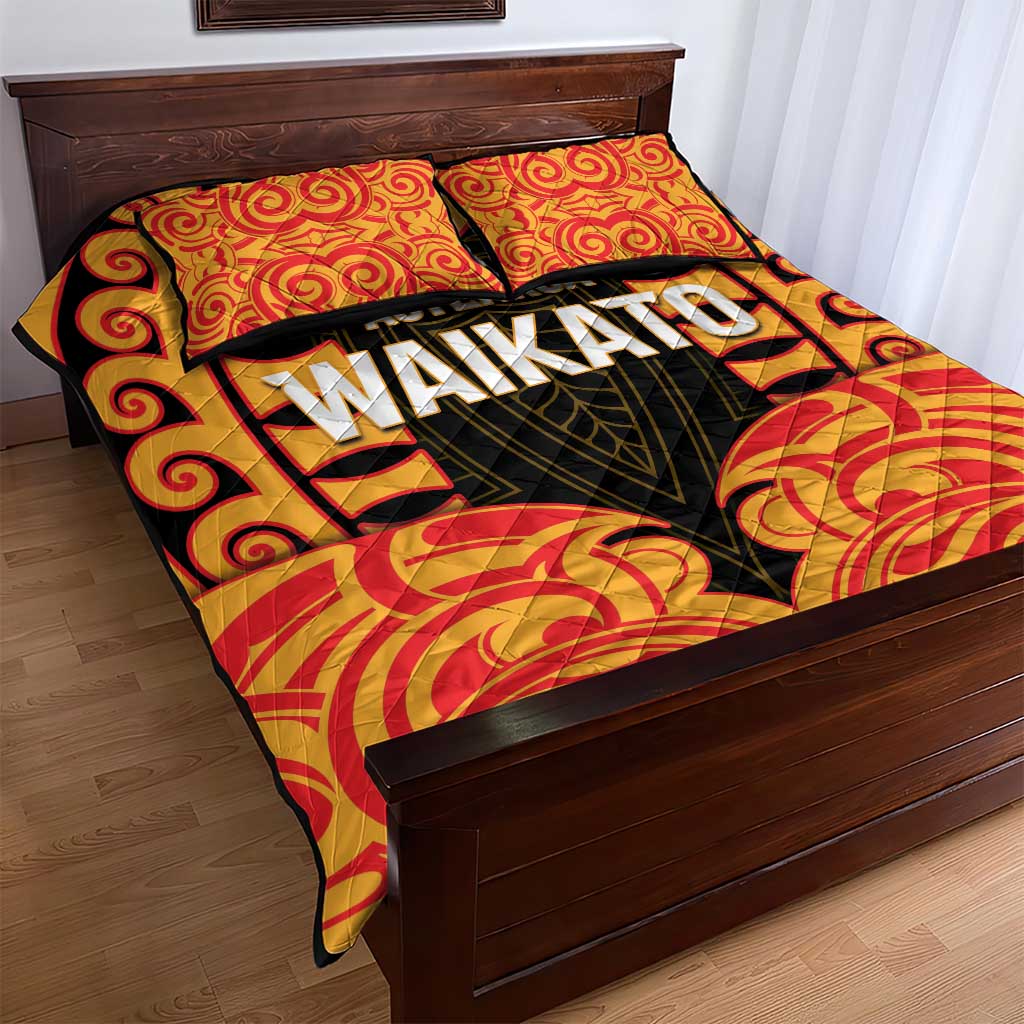 Aotearoa Waikato Quilt Bed Set Maori Pattern New Zealand DT05 - Polynesian Pride