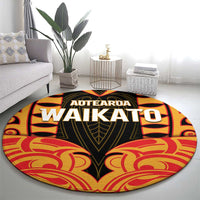Aotearoa Waikato Round Carpet Maori Pattern New Zealand DT05 - Polynesian Pride