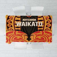 Aotearoa Waikato Tablecloth Maori Pattern New Zealand DT05 Orange - Polynesian Pride