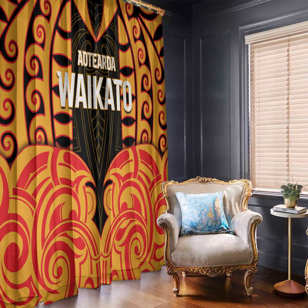 Aotearoa Waikato Window Curtain Maori Pattern New Zealand DT05 - Polynesian Pride
