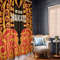 Aotearoa Waikato Window Curtain Maori Pattern New Zealand DT05 - Polynesian Pride