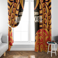 Aotearoa Waikato Window Curtain Maori Pattern New Zealand DT05 - Polynesian Pride