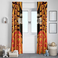 Aotearoa Waikato Window Curtain Maori Pattern New Zealand DT05 - Polynesian Pride