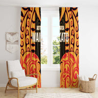 Aotearoa Waikato Window Curtain Maori Pattern New Zealand DT05 - Polynesian Pride