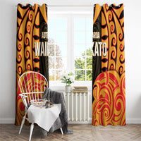 Aotearoa Waikato Window Curtain Maori Pattern New Zealand DT05 - Polynesian Pride