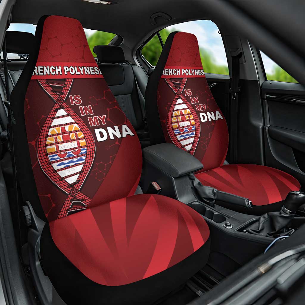 French Polynesia Is In My DNA Car Seat Cover DT05 One Size Red - Polynesian Pride