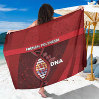 French Polynesia Is In My DNA Sarong DT05 One Size 44 x 66 inches Red - Polynesian Pride