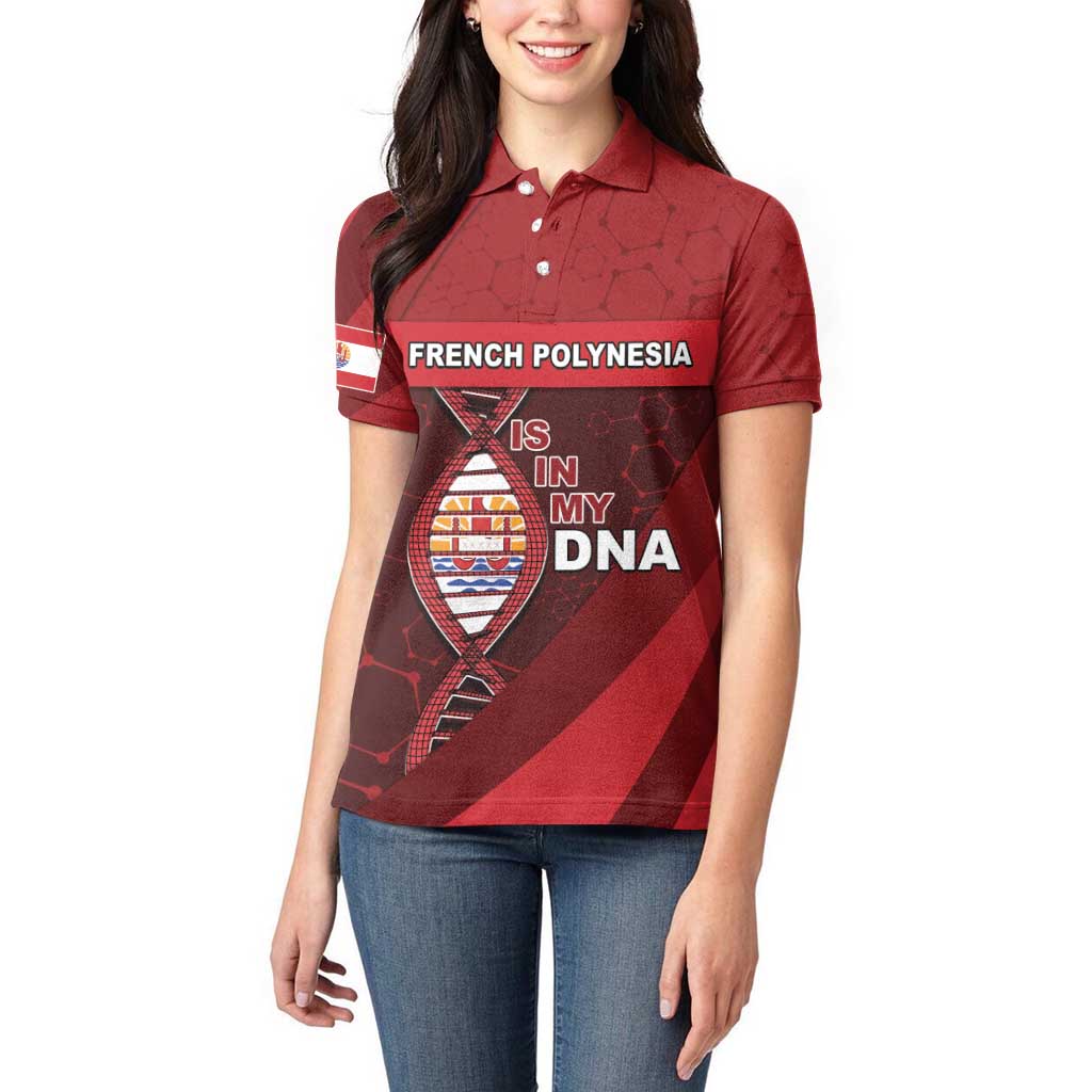 French Polynesia Is In My DNA Women Polo Shirt DT05 - Polynesian Pride