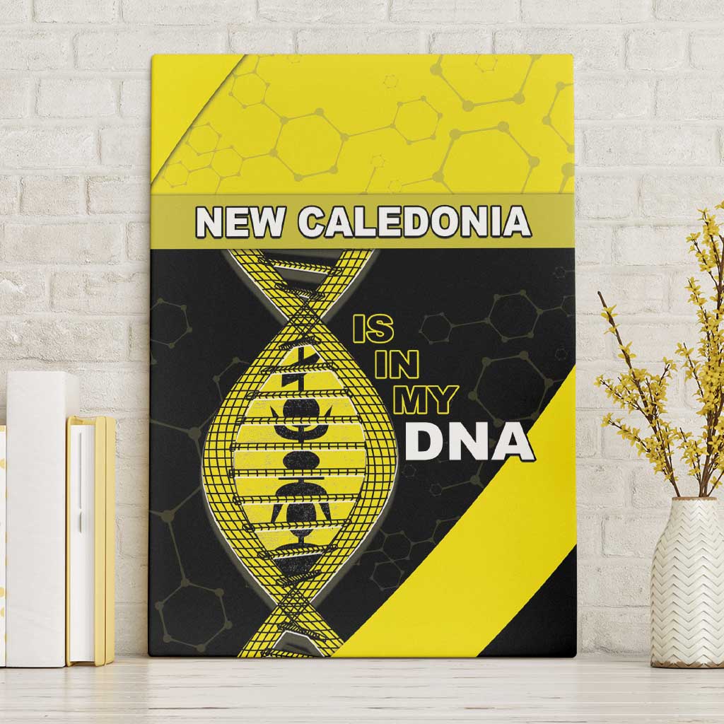 New Caledonia Is In My DNA Canvas Wall Art DT05 Without Frame Yellow - Polynesian Pride